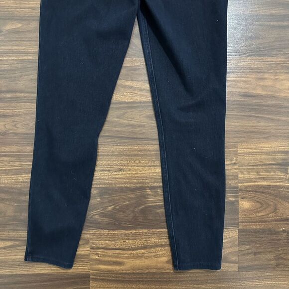SPANX Jean-Ish Ankle Leggings Pull On Size M Blue Denim Stretch Jeggings EUC - Picture 5 of 14